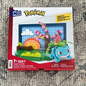 Mega Pokémon Bulbasaur Park Scene Building Set